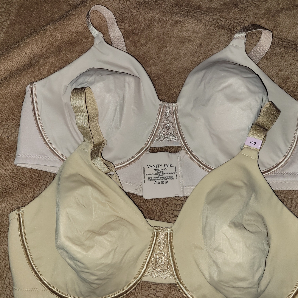 2 VF NWOT Beauty Back Minimizer Tan Bras - Picture 3 of 7